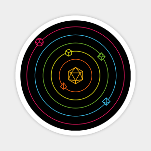 Roleplaying Games Solar System Magnet